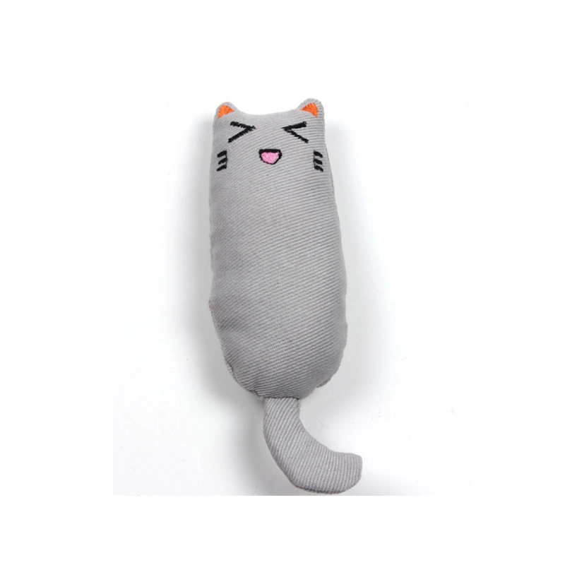 Cat Grinding Catnip Toys Funny Interactive Plush Cat Pet Kitten Chewing Toy Claws Thumb Bite Mint for Cats Teeth Toys