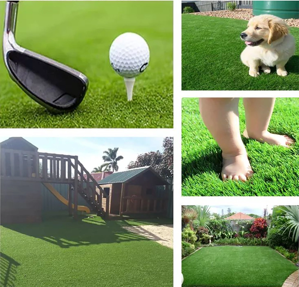 Garden Ornaments Lying on The Real Lawn Synthetic Grass Carpet