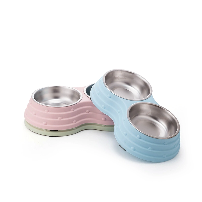 Tc3025 Cat Dog Stainless Steel Pet Feeding Food Water Bowl