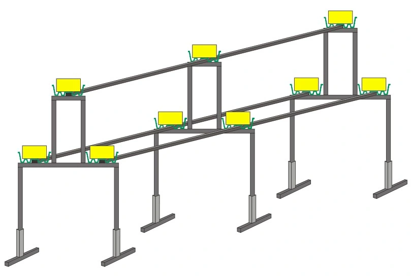 Agricultural Nft Channel Grow Bag Cultivation Channel PVC Grow Gutter Used Greenhouse