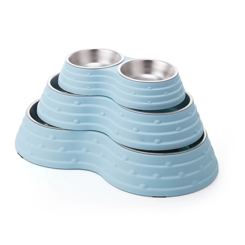 Tc3025 Cat Dog Stainless Steel Pet Feeding Food Water Bowl