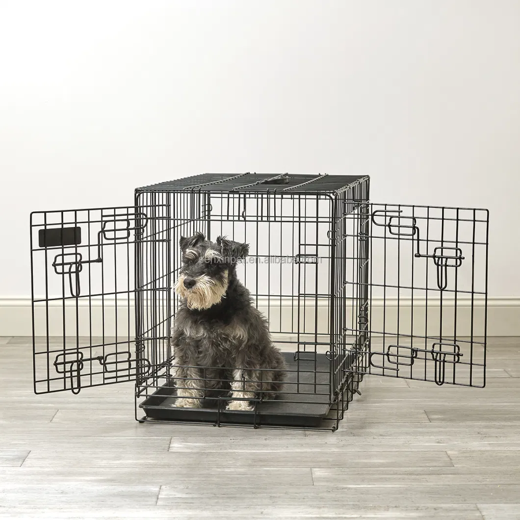 Pet Crates Extra XXL Large 90 Cm Big Strong Metal Iron Large Size Stainless Steel Foldable Heavy Duty Dog Cage and Kennels