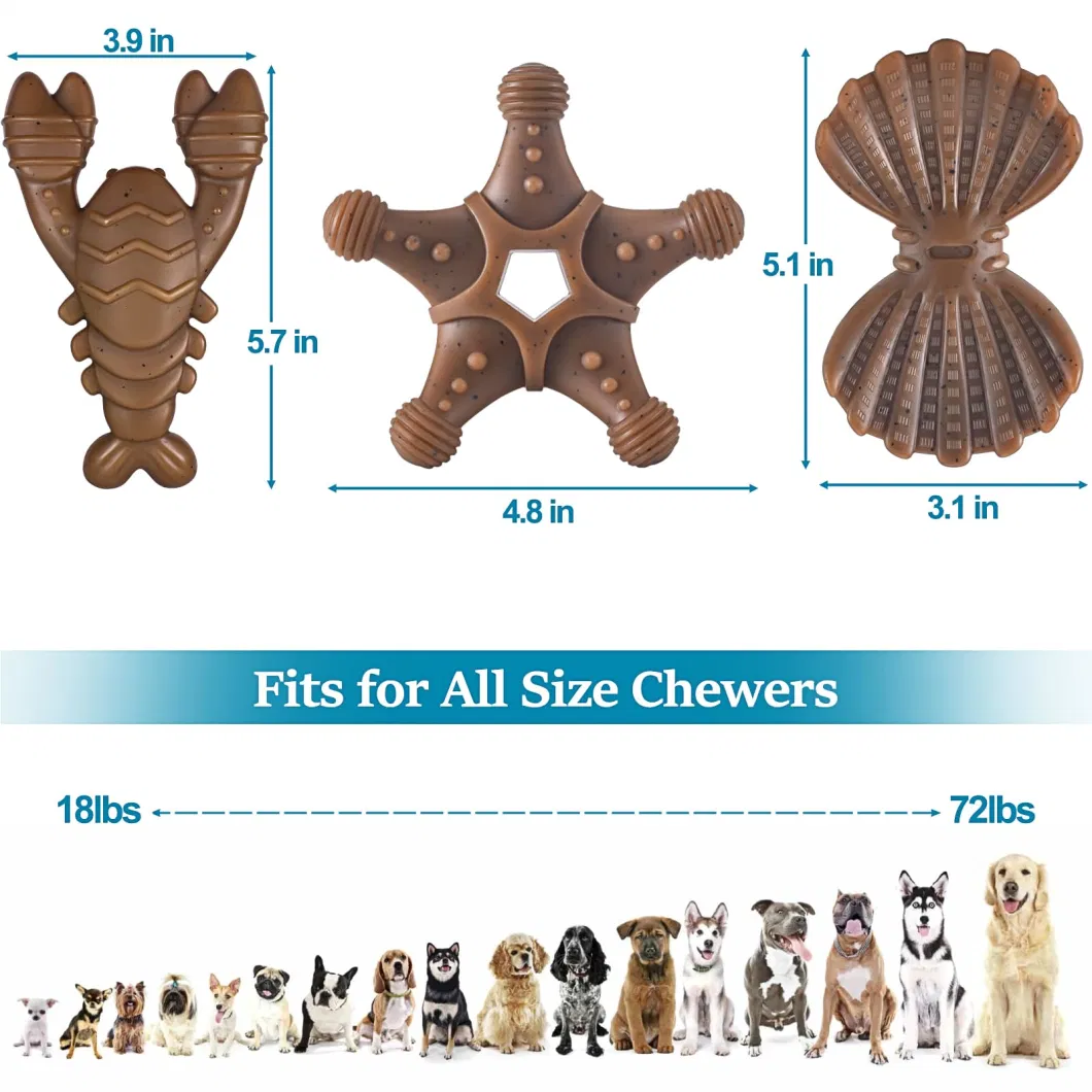 Chew Toys for Aggressive Chewers Indestructible Dog Toys for Large Dogs,