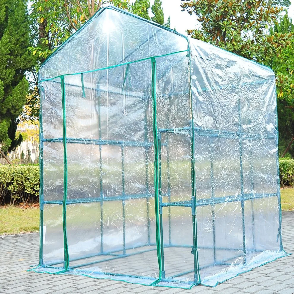 Agriculture Walk-in Plastic PVC Greenhouse for Sale