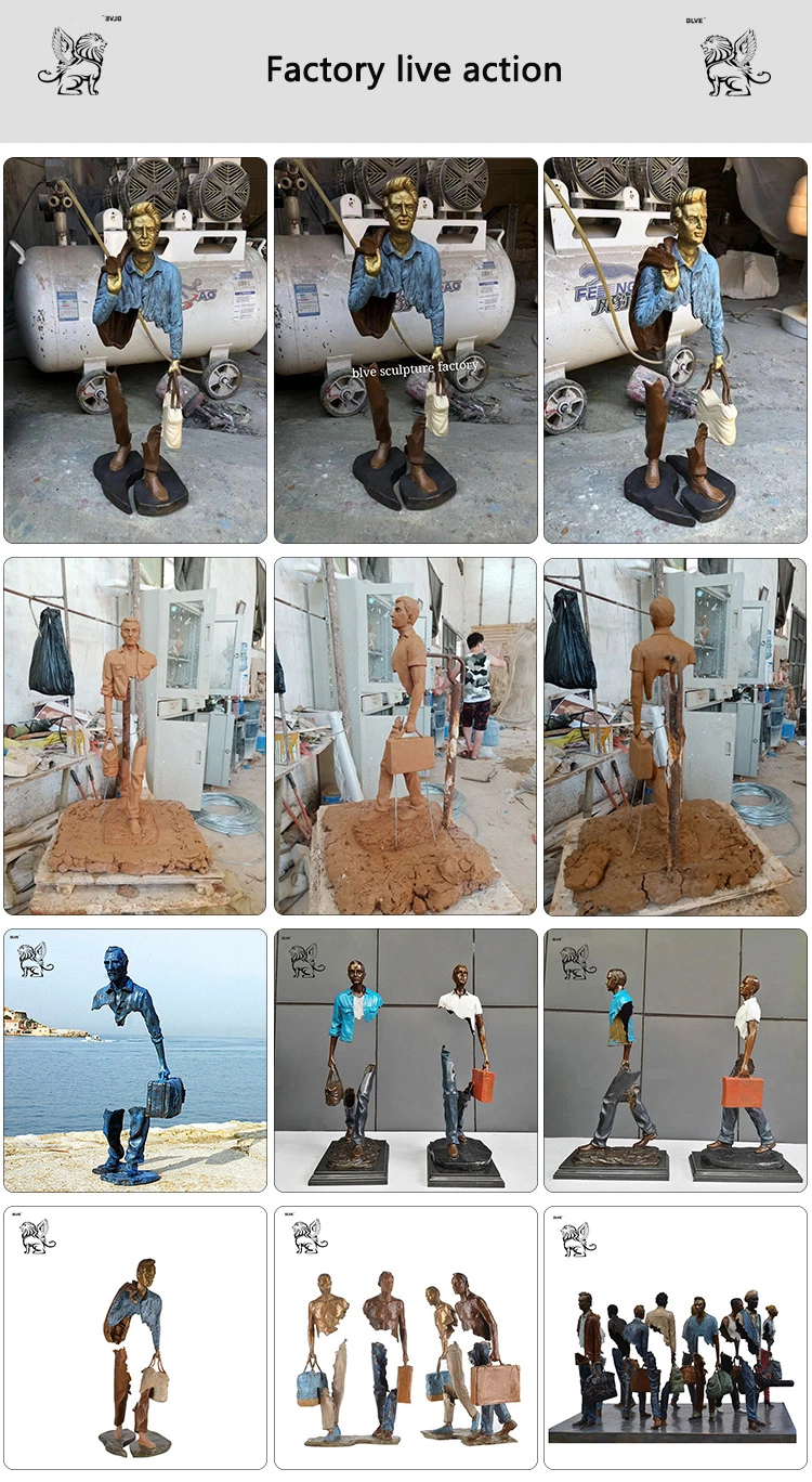 Factory Supply Outdoor Garden Decoration Bronze Bruno Catalano Sculpture Statue Bfsm-45