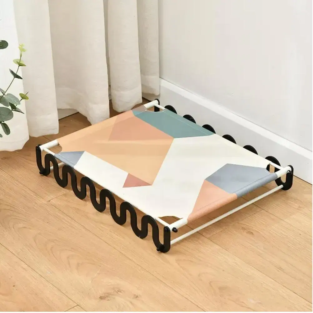 Portable Outdoor Travel Camping Bed Oxford Fabric Pet Cooling Elevated Dog Beds