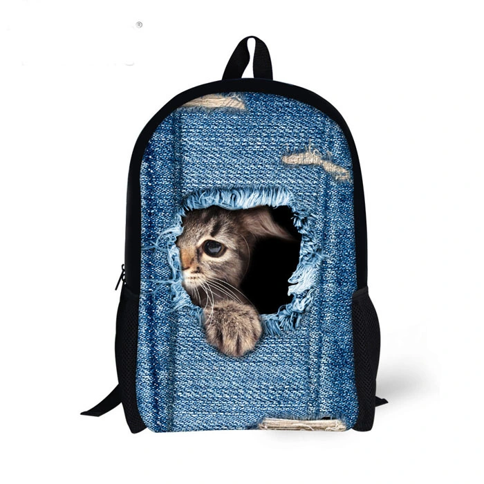 Amazon Hot Sells Cat Design Carry on Travel Children Bags Backpacks Carton