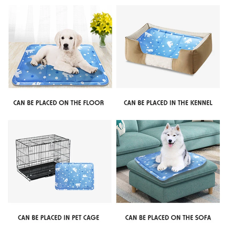Factory Pet Product Supply Pressure Activated Gel Dog Cooling Mat Pad