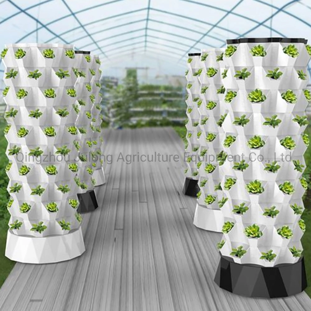 Irrigation System Aeroponics Indoor Hydroponic Growing Systems Home Vertical Farming Tower Garden with LED Light Vertical Growing Vegetables