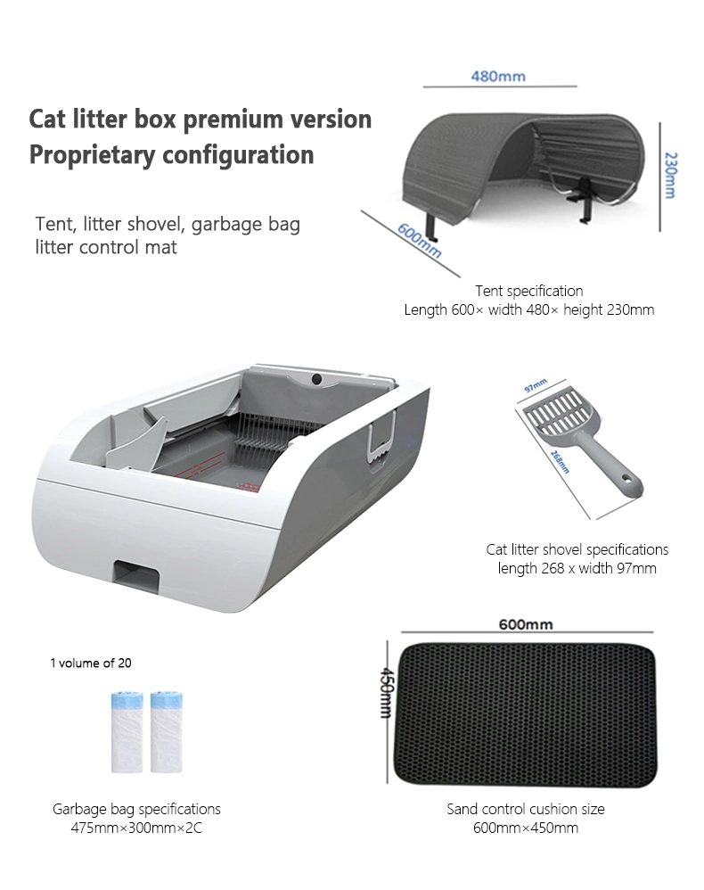 APP Control Self-Cleaning Automatic Cat Litter Box