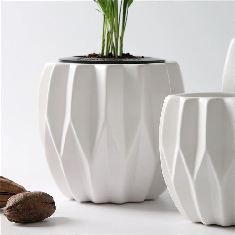 Matte White Wedding Decorating Plant Pots Indoor Planters for Garden