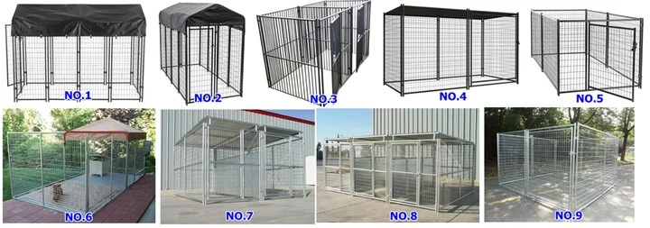 Portable Custom Heavy Duty Galvanized Steel Welded Wire XXL Dog Yard Cages and Kennels