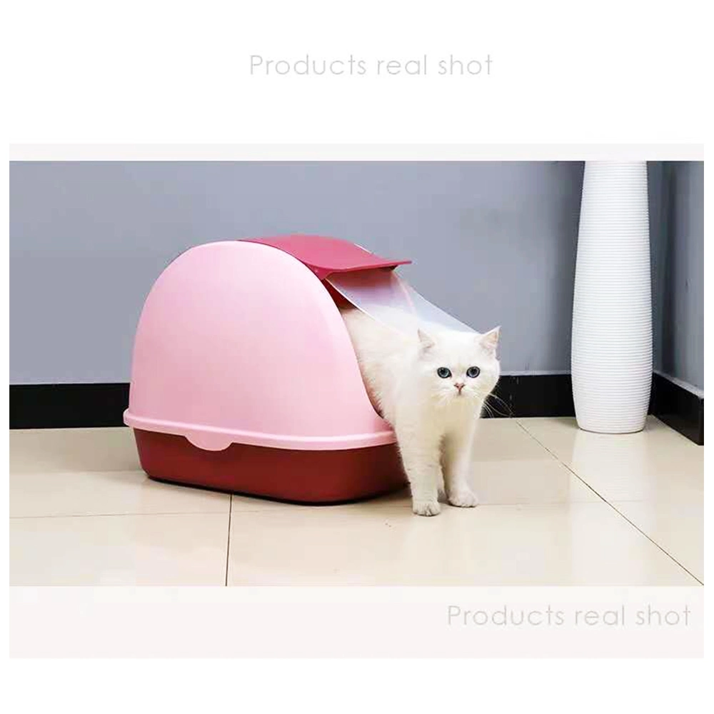 Portable Pet Cat Sand Basin Fully Enclosed Extra Large Cat Litter Box