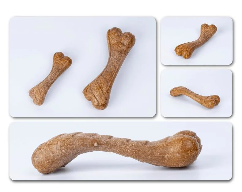 Durable Bone Indestructible Wood Interactive Dog Chew Toys