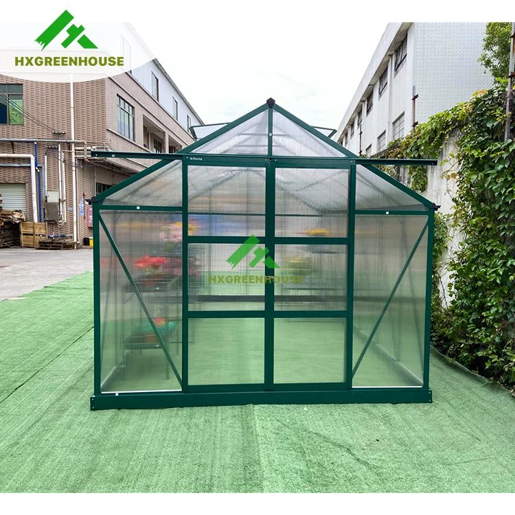 Portable Greenhouse with Solar LED Lights, Clear Ventilation Fan and Shelves