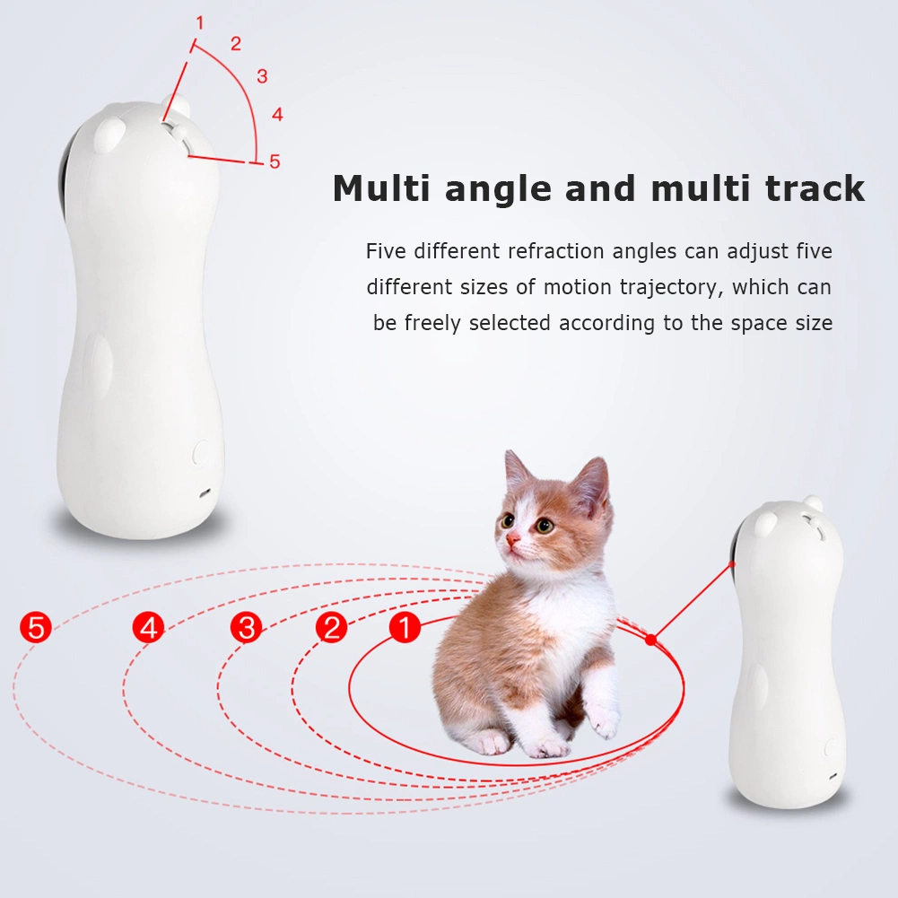 Automatic Cat Toys Interactive Pet LED Laser Funny Handheld Mode Electronic Smart Teaser Toys for All Cats Smart Training Tool