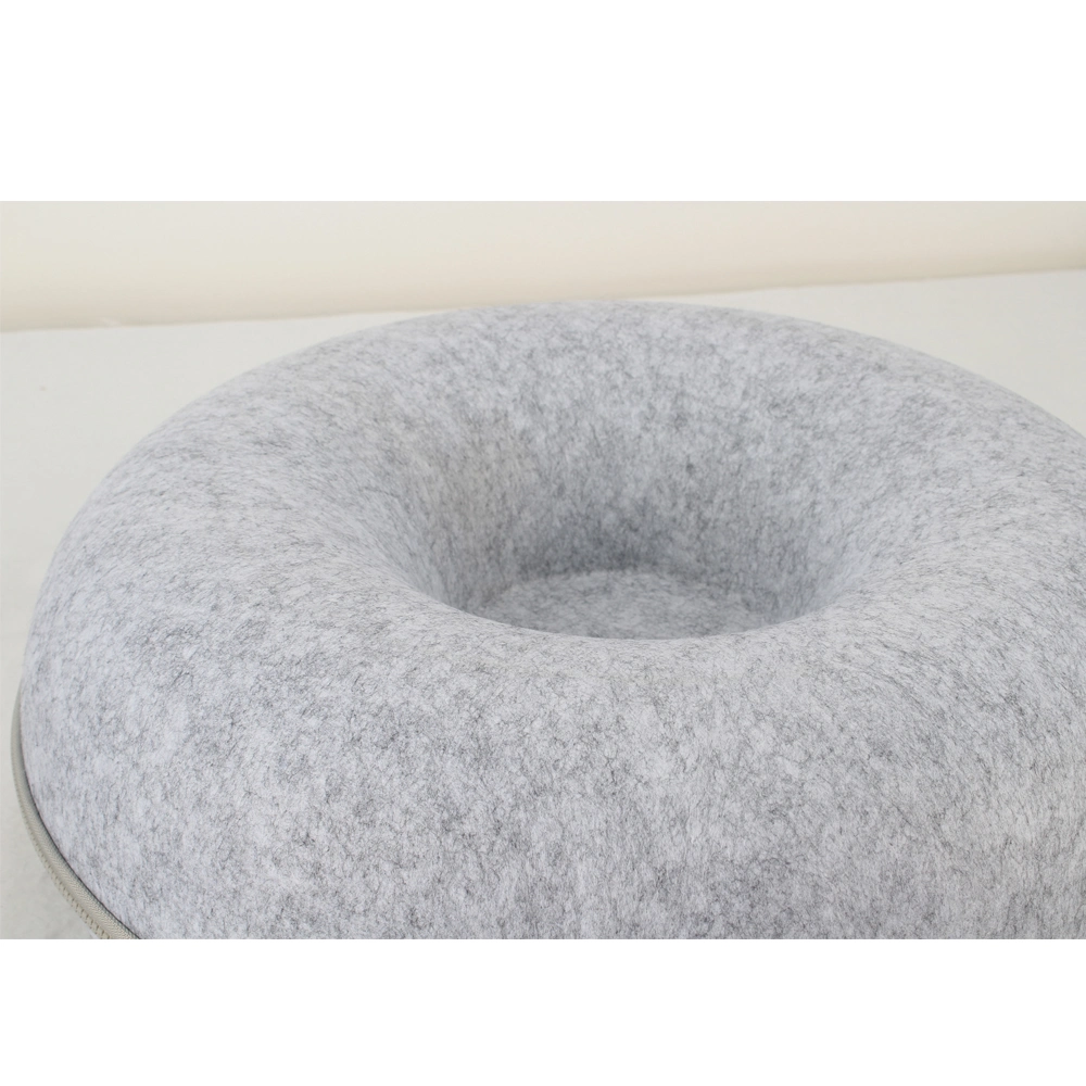 Non Woven Fabric Felt Comfy Winter Indoor Calming Cat Bed Pet Cat Box Enclosure