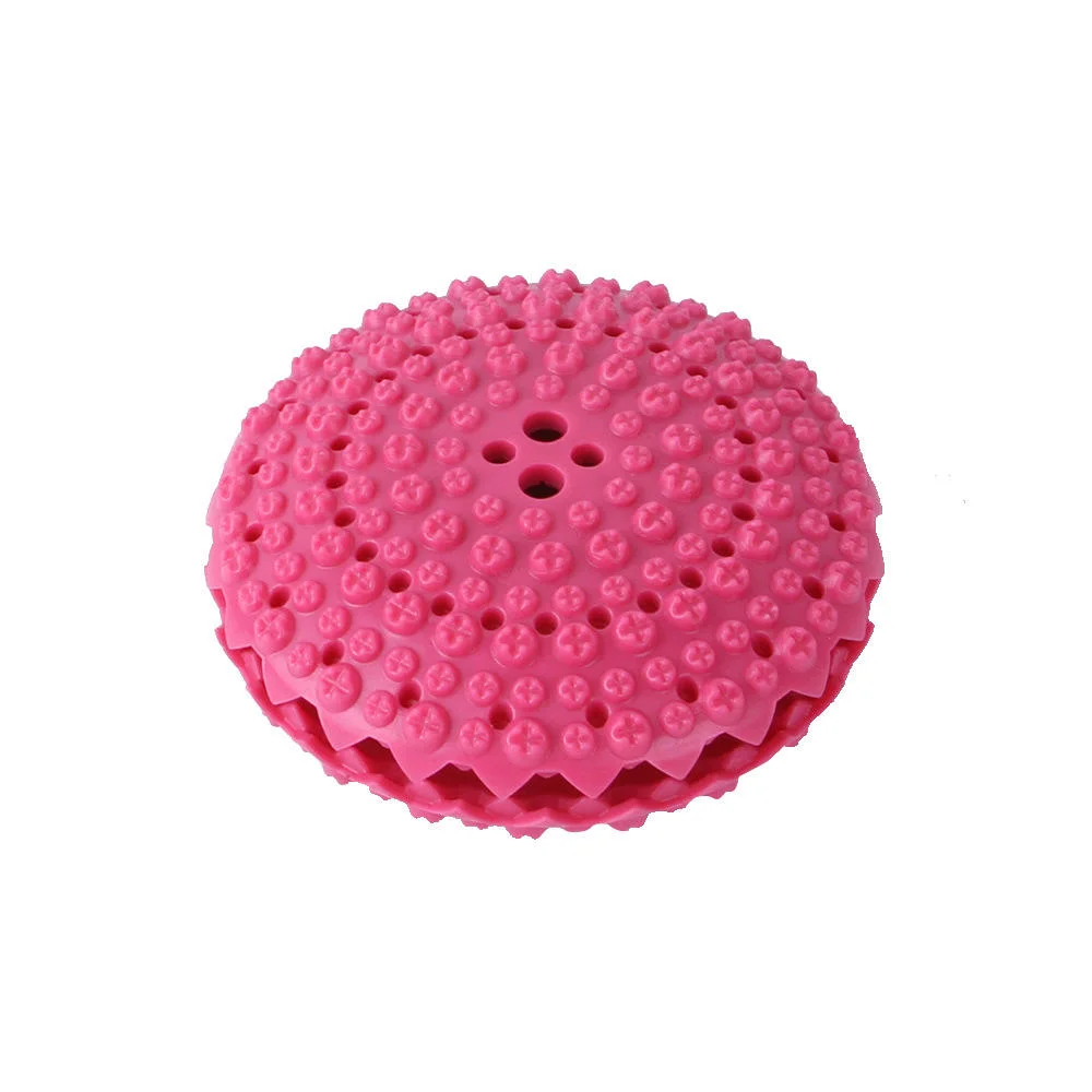 Factory Wholesale Pet Leaking Ball Toy Elastic Soft Rubber TPR Dog Molar Teeth Cleaning Leaking Feeder Chewing Toy