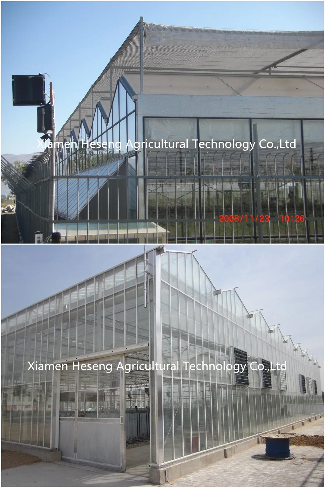 Venlo Hollow Double Tempered Glass Greenhouse with Hydroponics Growing System for Vegetables/Flowers/Tomato/Farm/Garden/Eco Restaurant/Agriculture/Crops