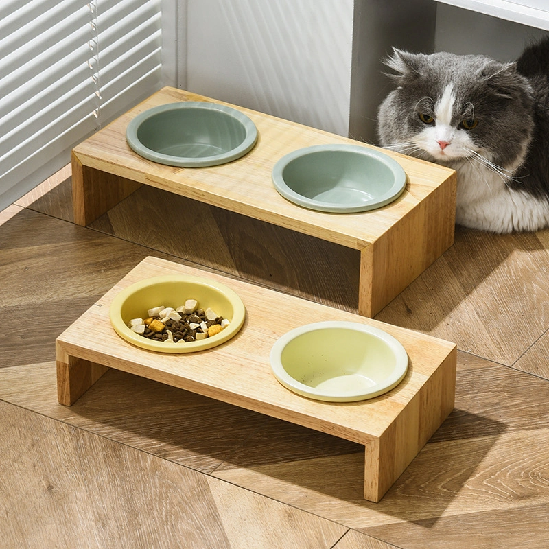 Best Spill Proof Elevated Ceramic Slow Feeder Dog Cat Pet Bowl