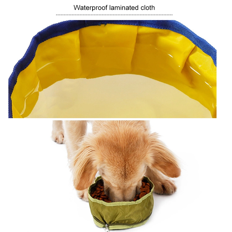 Pet Outdoor Portable Folding Waterproof Dog Bowl