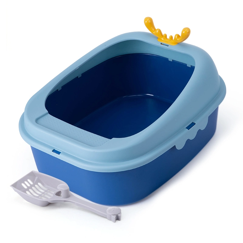 Tc4228 Top Entry Semi-Closed Cat Toilet Cat Litter Box