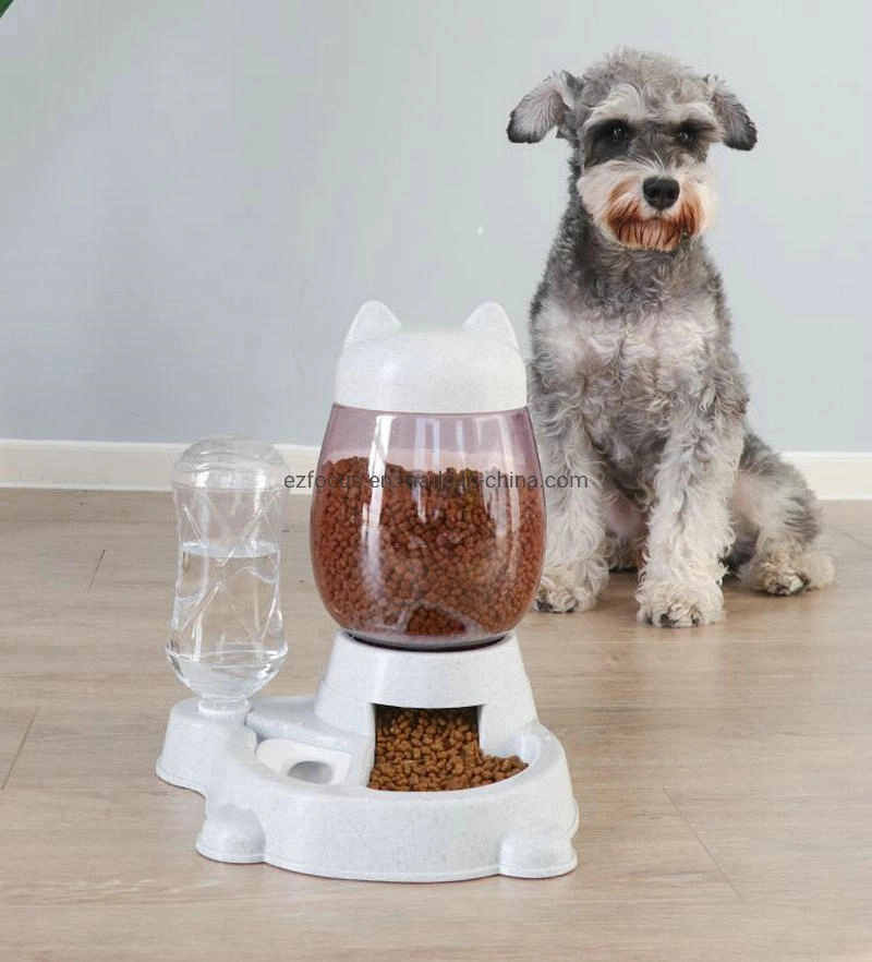 Water Dispenser Pet Gravity Food Station Automatic Feeder, 2 in 1 Automatic Dog and Cat Bowl Wbb12692