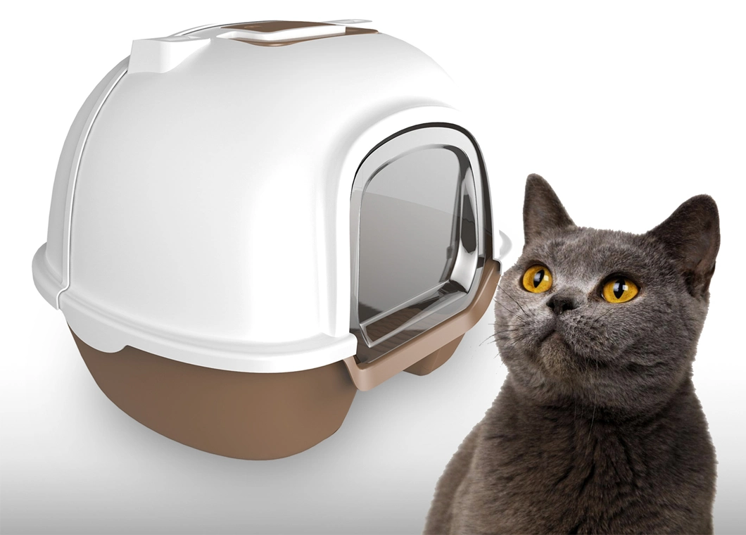 Wca-06 Transverse Enclosed Multiple Colour Cat Toilet Cat Litter Box