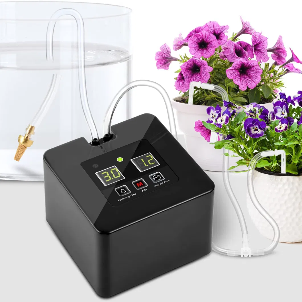 Programmable Auto Drip Irrigation Kit Water Timer Device Automatic Self Watering System for Indoor Garden Plants Watered