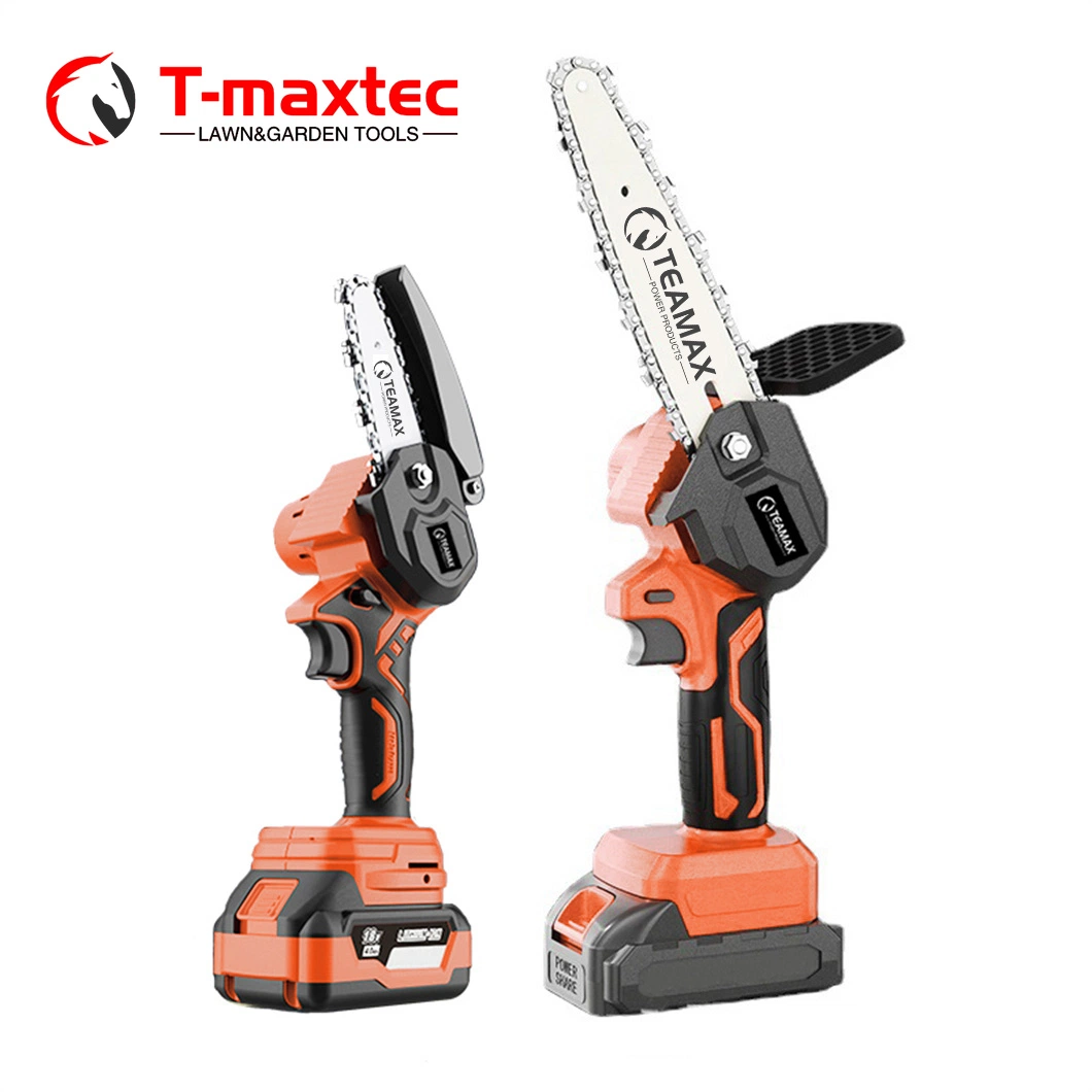 Garden Tool Handheld 21V Lithium Battery Mini Chain Saws Cordless TM-CS401li-6&quot;