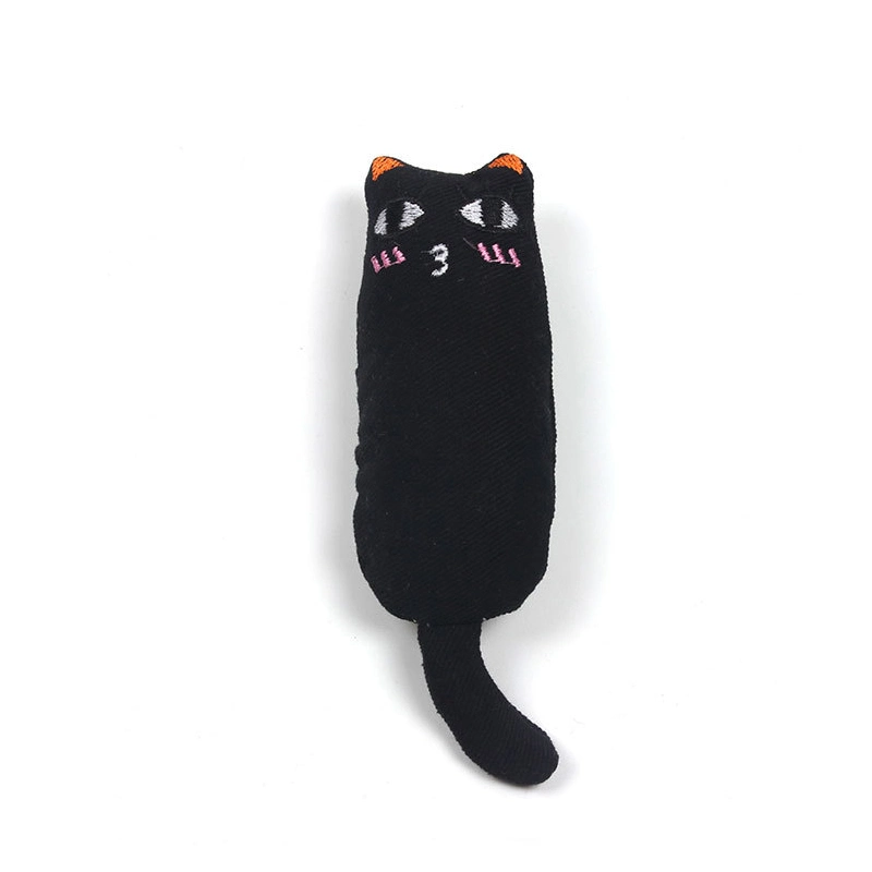 Cat Grinding Catnip Toys Funny Interactive Plush Cat Pet Kitten Chewing Toy Claws Thumb Bite Mint for Cats Teeth Toys