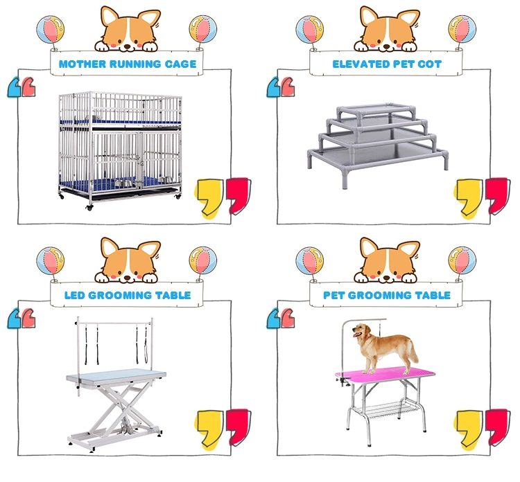 OEM Assembling and Folding Jaula Stainless Steel Portable Heavy Duty Collapsible Dog Cage