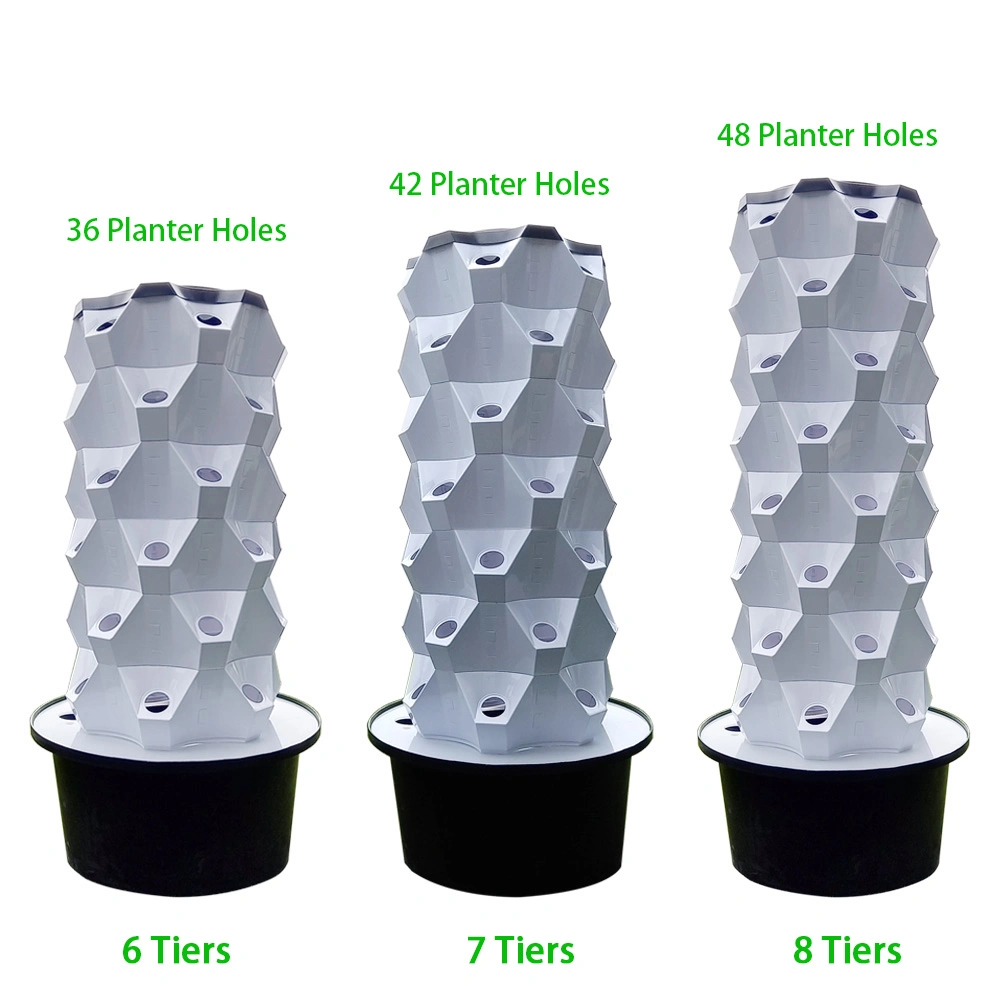 Garden Equipment Hydroponic Vertical Farm Tower DIY Aeroponics Tower Garden