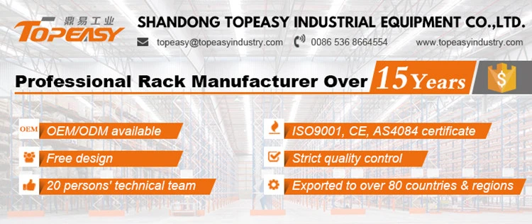 Movable Heavy Duty Metal Steel Rack Frame for Cold Warehouse