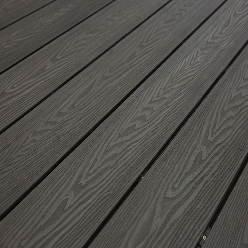 Decorative 140*25mm Made in China Timber Wood Plastic Composite Decking Garden Supply