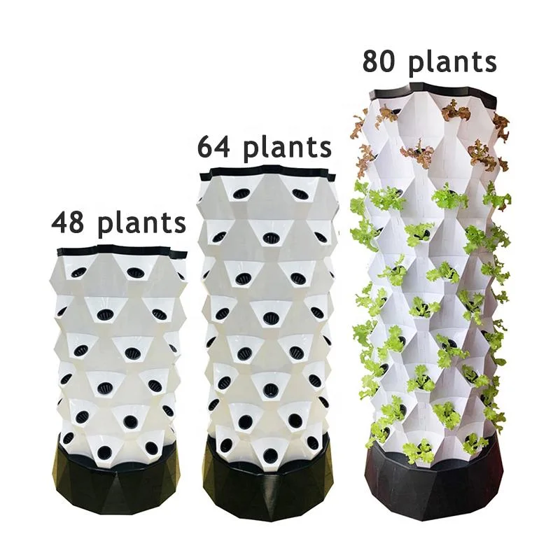 Hydroponic Tower Pineapple Aeroponic Tower Vertical Hydroponic Grow System