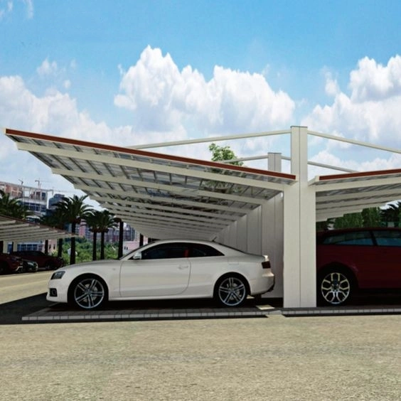 Outdoor Aluminum Steel Metal Frame Carports for Car Parking Waterproof Canopy Car Parking Shed