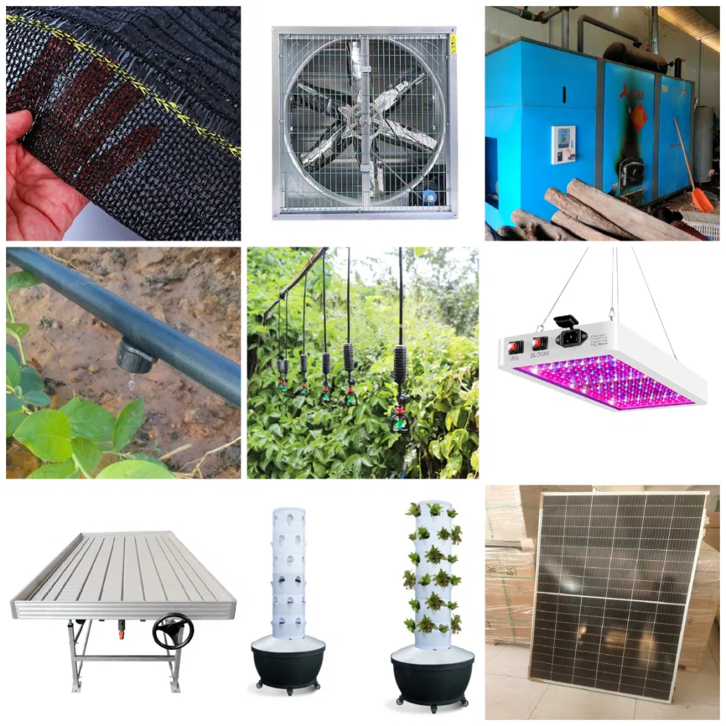 Commercial Customized Size Plastic Aeroponics System Hydroponic Systems Plant Serrated Greenhouse