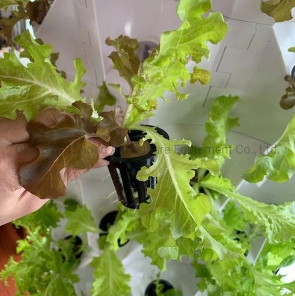 Irrigation System Aeroponics Indoor Hydroponic Growing Systems Home Vertical Farming Tower Garden with LED Light Vertical Growing Vegetables