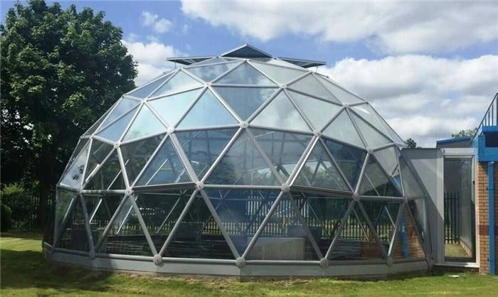 Aluminum Alloy Glass Dome Greenhouse Customizable Outdoor Glamping Greenhouse Geodesic Dome