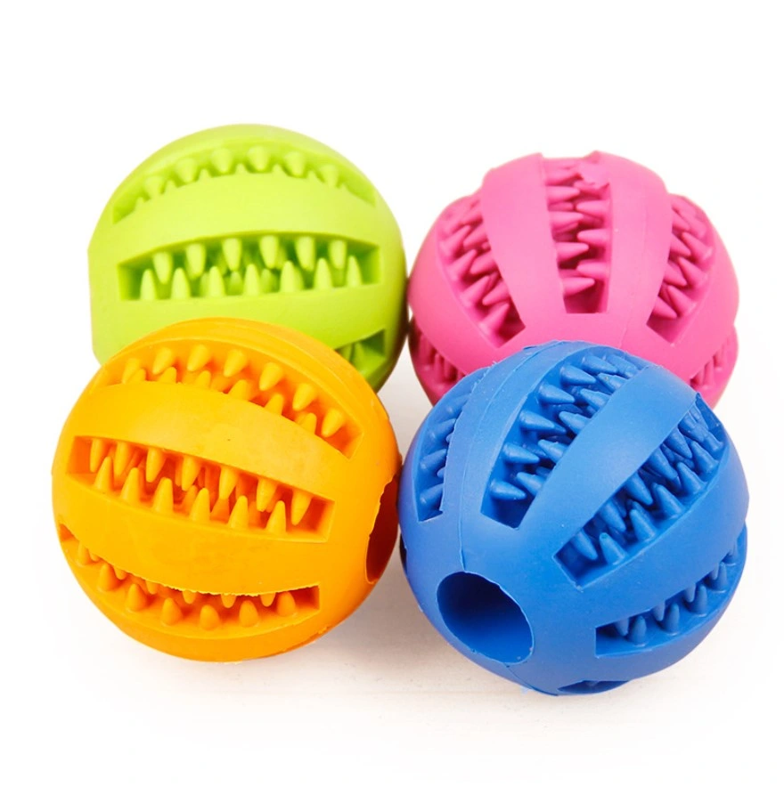 New Indestructible Interactive Dog Toys Grinding Teeth Cleaning Pet Squeak Chew Toys