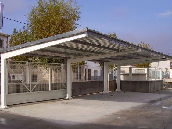 Outdoor Aluminum Steel Metal Frame Carports for Car Parking Waterproof Canopy Car Parking Shed