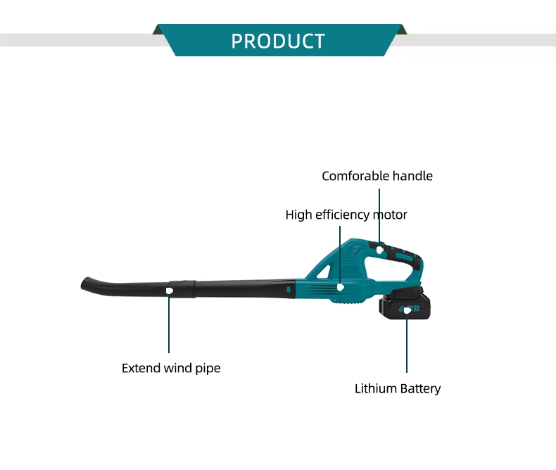 Portablr Battery Garden Tool 21V New Cordless Leaf Blower