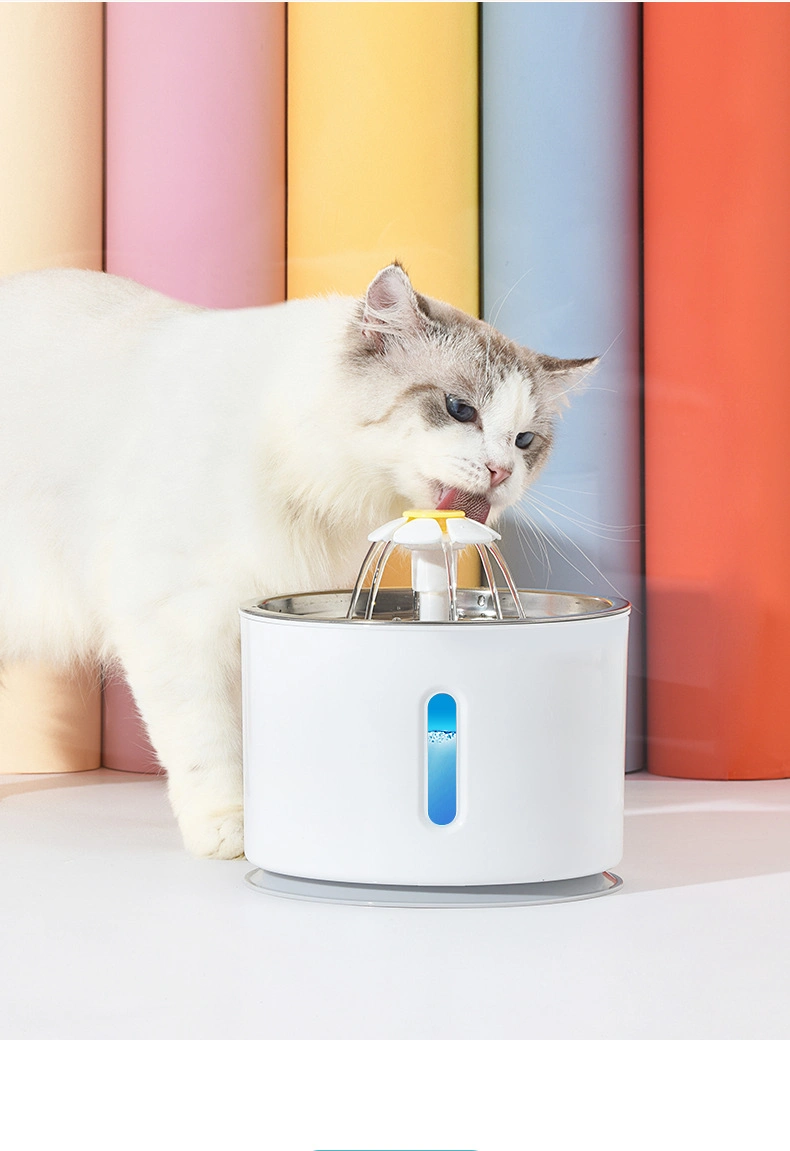 Pet Water Feeder LED Automatic Cat Water Fountain Dog Bowl Carbon Filter Pet Drinking Dispenser