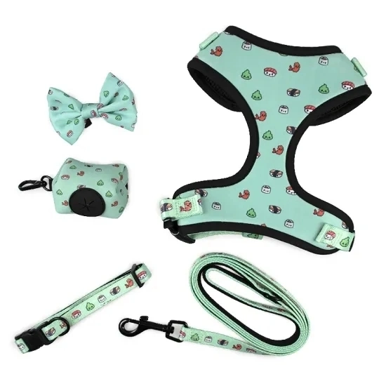 Custom Design &amp; Logo Pet Harness, Collar, Lead, Poop Bag Holder, Dog Accessories