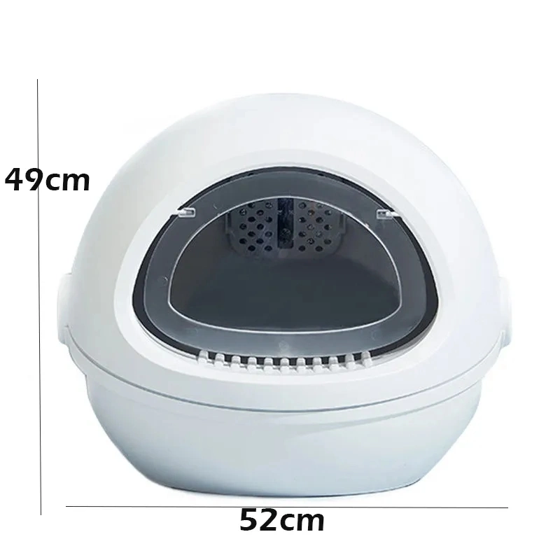 Fully Enclosed Space Capsule Cat Litter Box Toilet Pet Self-Cleaning Cat Litter Box