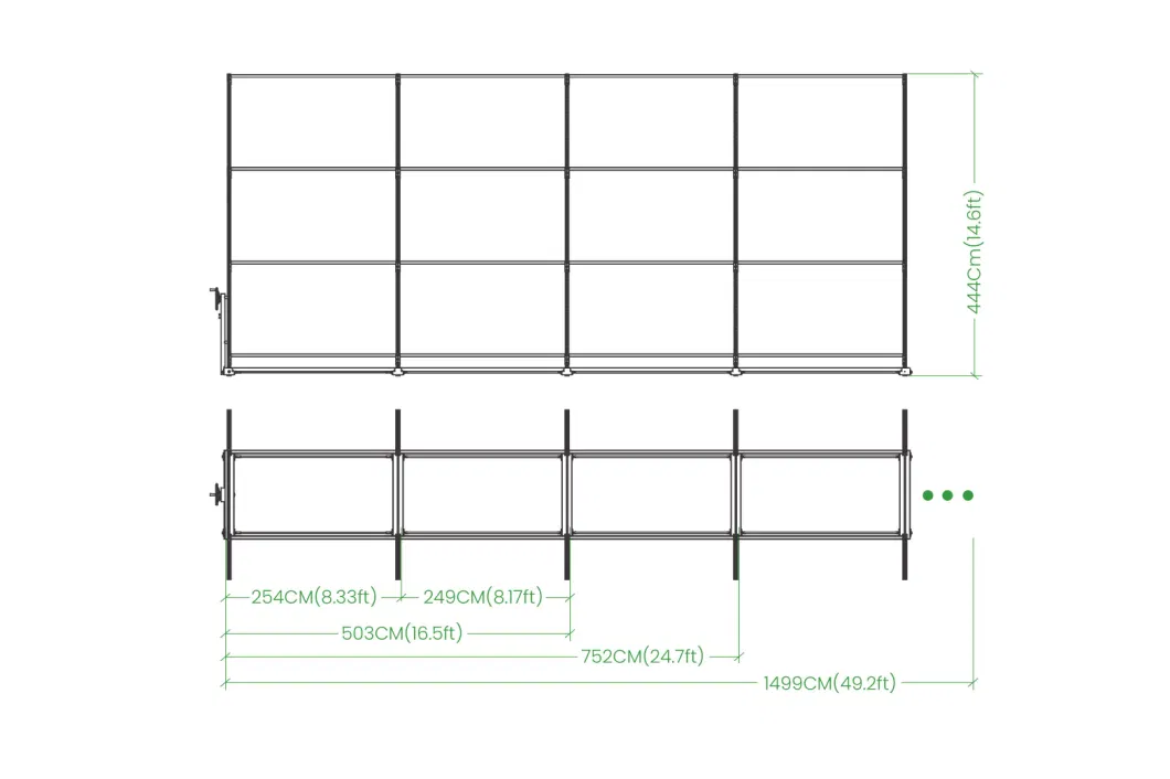 Vertical Grow System Dripping Irrigation Farming System Multi-Tiers Grow Racks