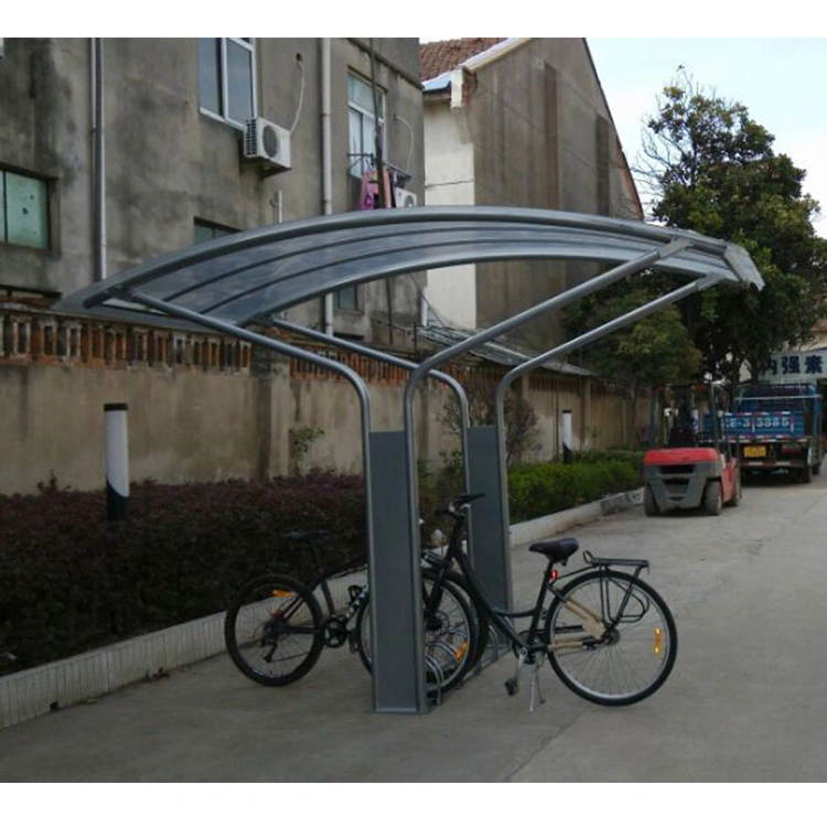Bus Station Bike Rach Shelter Bicycle Shed Outdoor Space for Bike