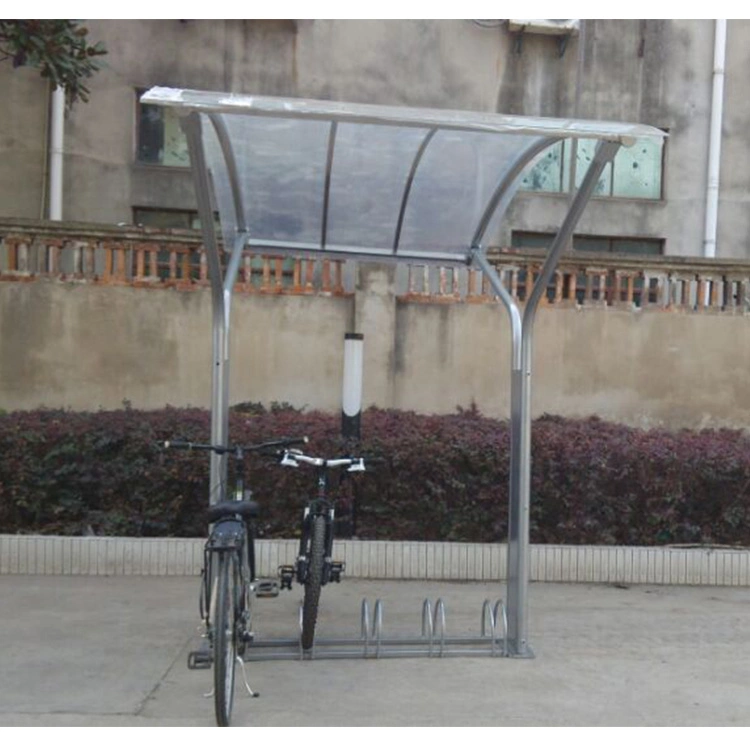 Bus Station Bike Rach Shelter Bicycle Shed Outdoor Space for Bike