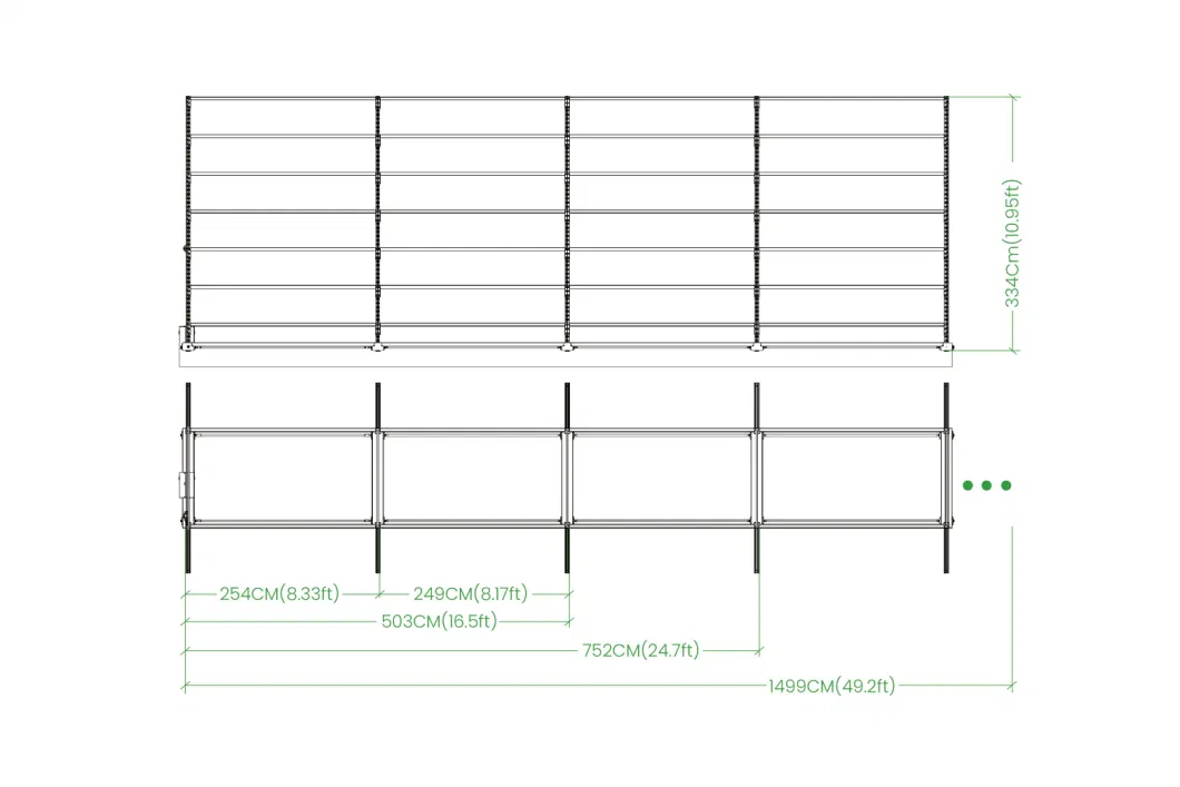 Vertical Grow System Dripping Irrigation Farming System Multi-Tiers Grow Racks